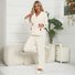 Casual Plain Two-Piece Set