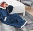Home Clothes Jacket Lazy Hooded Sweater Thickened Blanket Loose Pullover Wearable Blanket Couple Parent-Child Style
