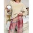 Color Block Casual Two-Piece Set