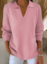 Women's Classic Casual Lapel Sweater