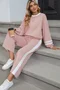 Cotton Casual Color Block Regular Fit Two-Piece Set