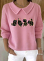 Casual Shawl Collar Sweater