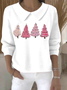 Women's Casual Christmas Print Lapel Classic Sweater