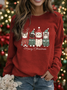 Casual Crew Neck Sweatshirt