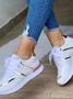 Color Block Urban Mesh Fabric All Season Shallow Shoes