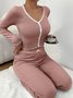 Plain Regular Fit Simple Lounge Set