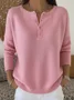 Women's Classic Casual Knit Button Sweater
