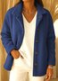 Casual Shawl Collar Jacket
