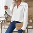 Casual Shawl Collar Cotton Sweatshirt