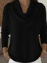 Cowl Neck Casual Loose Sweater