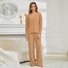 Regular Fit Casual V Neck Pajama Set