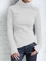 Plain Lady Romance Loose Sweatshirt