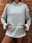 Hoodie Girly Loose Sweatshirt