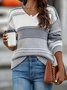 V Neck Casual Sweater
