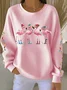 Christmas Printing Casual Sweatshirt