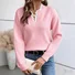 Loose Plain Casual Others Sweater