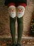 Women's Home Wear Christmas Party Slim Fit Knitted Warm And Comfortable Leggings