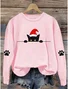 Loose Crew Neck Vintage Sweatshirt