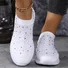 Women's Rhinestone-Embellished Casual Shoes Breathable Fabric Comfortable Sports And Camping Shoes