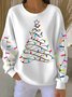 Christmas Casual Loose Crew Neck Sweatshirt