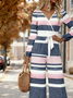 Striped Loose Elegant Jumpsuit