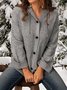 Casual Long Sleeve Knit coat