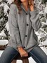 Casual Long Sleeve Knit coat