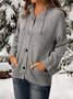Casual Long Sleeve Knit coat