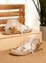 Women's Romantic Applique Lace Flower Decorative Elegant Wedding Flat Heel Sandals