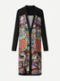 Vacation V Neck Loosen Knit coat