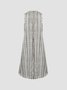 Women Summer Striped Casual SunDress Maxi Dress