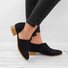 Women Fall Detailed Open Side Flat Sandals