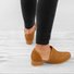 Women Fall Detailed Open Side Flat Sandals
