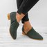 Women Fall Detailed Open Side Flat Sandals