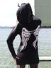 Casual Long Sleeve Hoodie Top