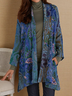 Long Sleeve Printed Knit coat
