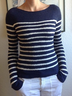 Crew Neck Casual Striped Sweater