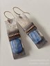zolucky Woman Fashion Bohemia Blue Alloy Earrings