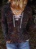 Long Sleeve Vintage Patchwork Sweater
