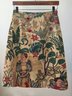 Floral-Print Skirt
