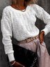 Sexy Cotton Long Sleeve Sweater