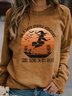 Casual Crew Neck Sweatshirt