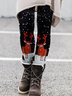 Christmas Regular Fit Leggings Xmas Leggings