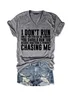 I Don't Run Women's Short Sleeve T-Shirt