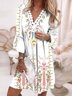 Boho Loosen Short Sleeve Woven Dress