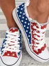 American Flag Independence Day Commemorative Canvas Shoes