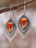 Bohemian Ethnic Retro Natural Crystal Leaf Pattern Short Daily Clothing Jewelry Casual Matching