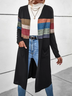 Loose Color Block Casual Coat