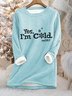 Casual Fluff/Granular Fleece Fabric Loose tunic Sweatshirt