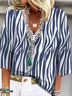 Jersey Casual Geometric Shirt